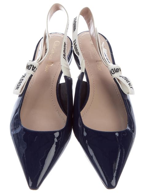 slingback christian dior|Christian Dior slingback flats.